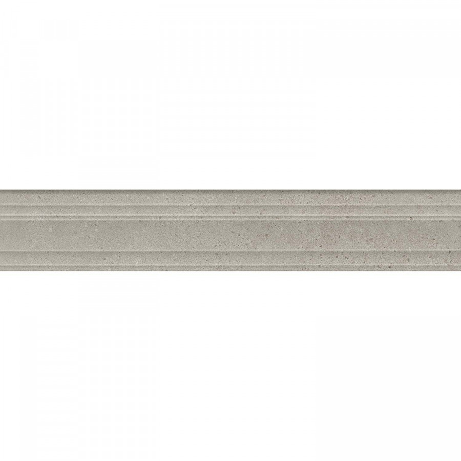 Бордюр 40x7 27мм Монсеррат BLF007R Серый Светлый Обрезной матовая серый Kerama Marazzi
