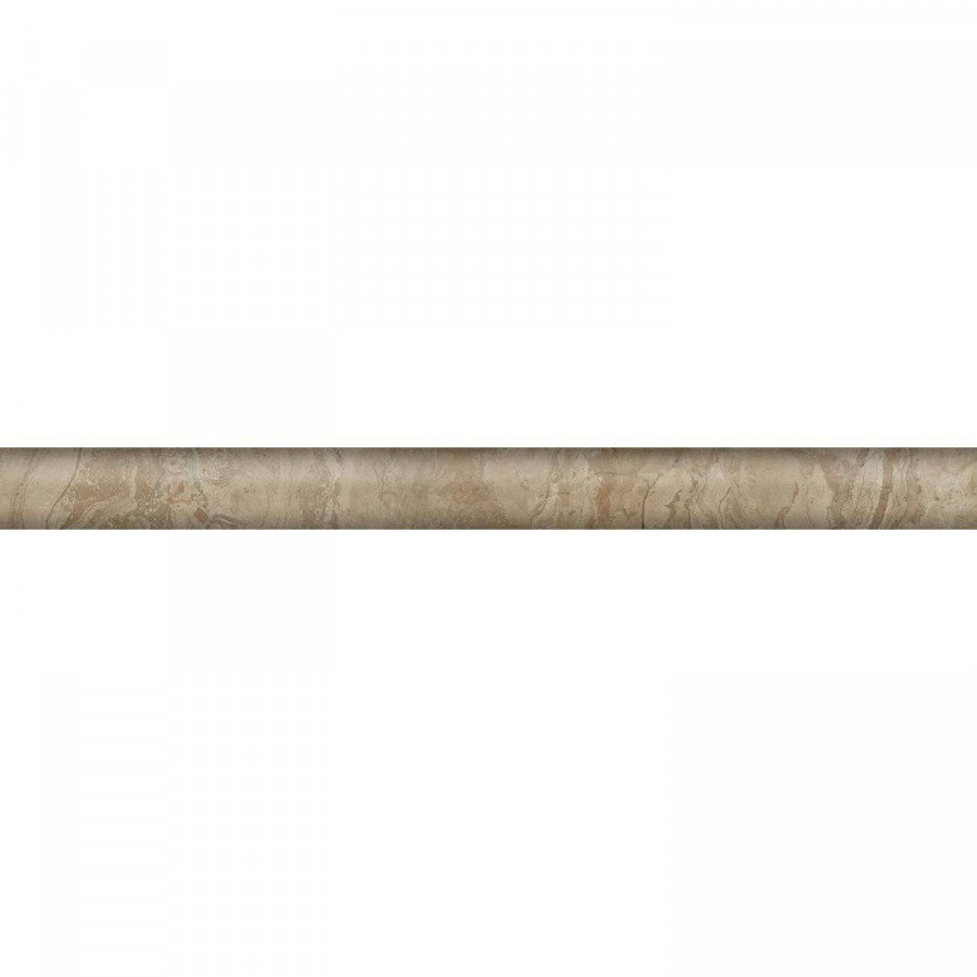 Бордюр 30x3 19мм Эвора SPA052R Бежевый Обрезной глянцевая коричневый Kerama Marazzi