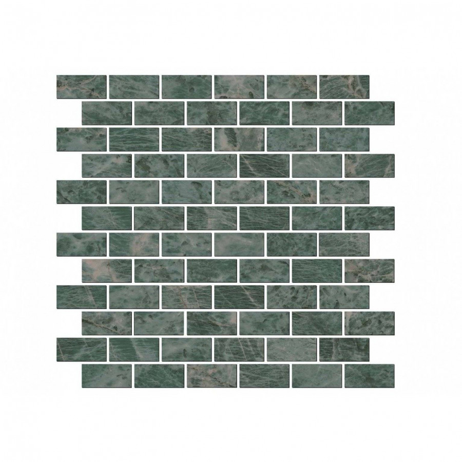 Декор 32x30 11мм Эвора MM13123 Мозаичный Зеленый глянцевая зеленый Kerama Marazzi