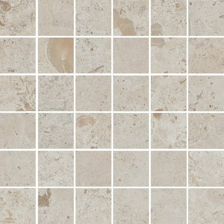 Мозаика 30x30 9мм Про Лаймстоун DD205420/MM Бежевый Темный Матовый Мозаичный матовая бежевый Kerama Marazzi