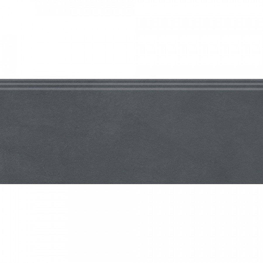 Плинтус 30x12 13мм Чементо FMF020R Антрацит Матовый Обрезной матовая серый Kerama Marazzi
