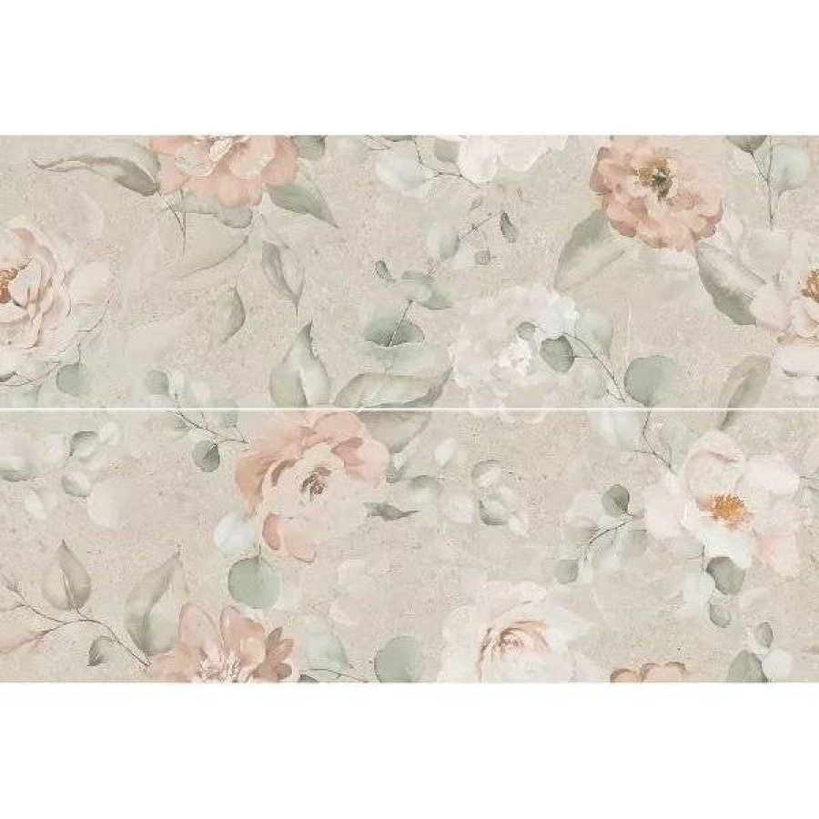 Панно 120x80 10мм Риккарди AZ/B051/2x/14059R 2 Бежевый Матовый Обрезной матовая бежевый Kerama Marazzi