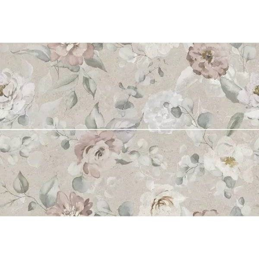 Панно 120x80 10мм Риккарди AZ/A051/2x/14058R 1 Серый Светлый Матовый Обрезной матовая серый Kerama Marazzi