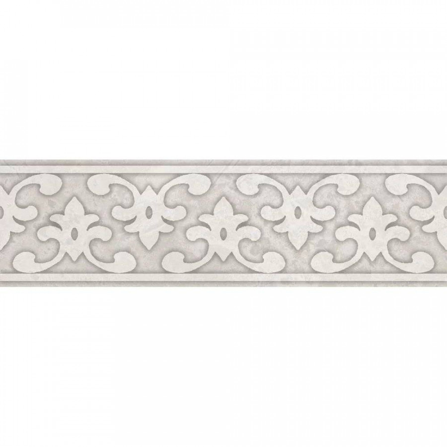 Бордюр 20x6 6.9мм Ферони OS/B296/8348 Серый Матовый матовая серый Kerama Marazzi