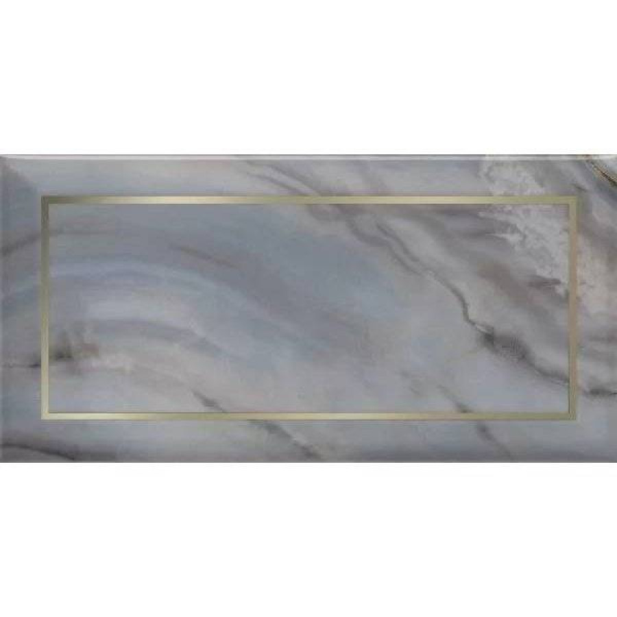 Декор 20x10 9.2мм Сеттиньяно OS/B275/19076 Синий Глянцевый глянцевая синий Kerama Marazzi