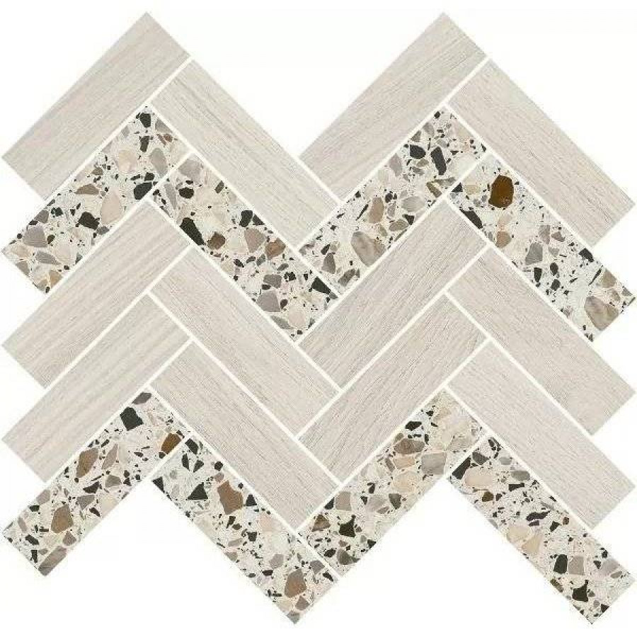 Мозаика 36x34 9мм Монтиони T042/SG5113 Миндальный матовая бежевый Kerama Marazzi