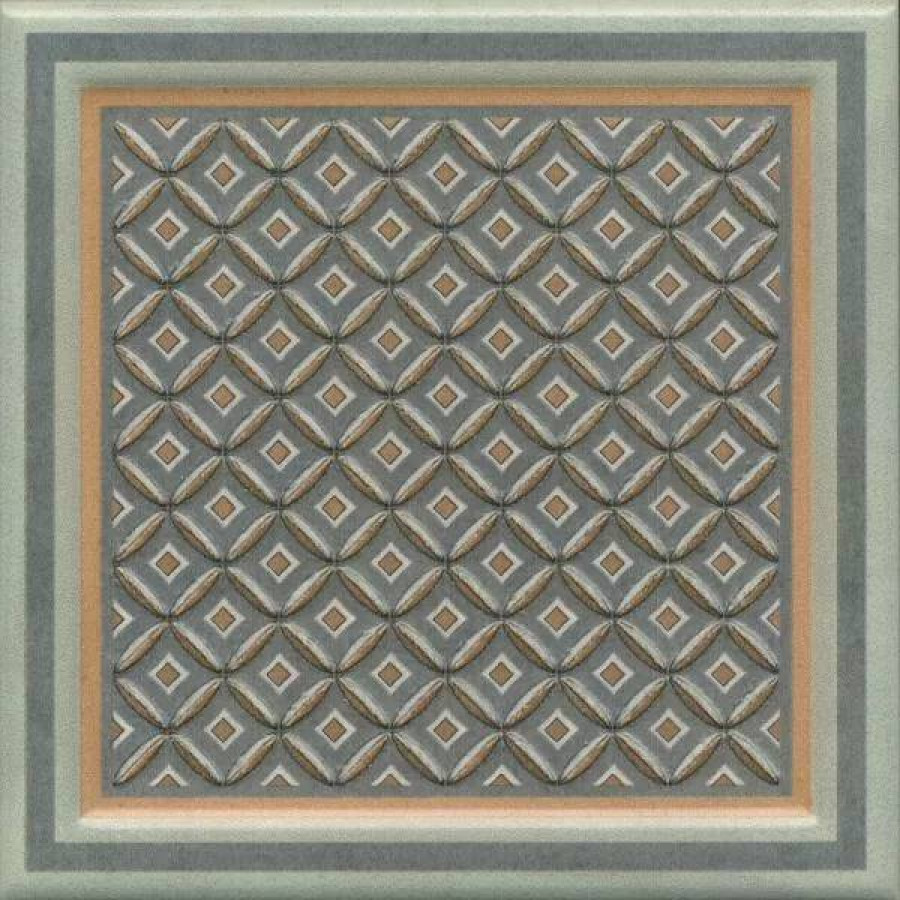 Декор 15x15 8.2мм Монтальбано OS/B292/17022 2 Матовый матовая синий Kerama Marazzi