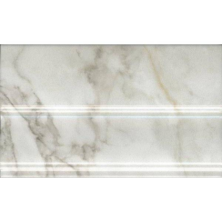 Плинтус 25x15 15мм Кантата FMB032 Белый Глянцевый глянцевая серый Kerama Marazzi