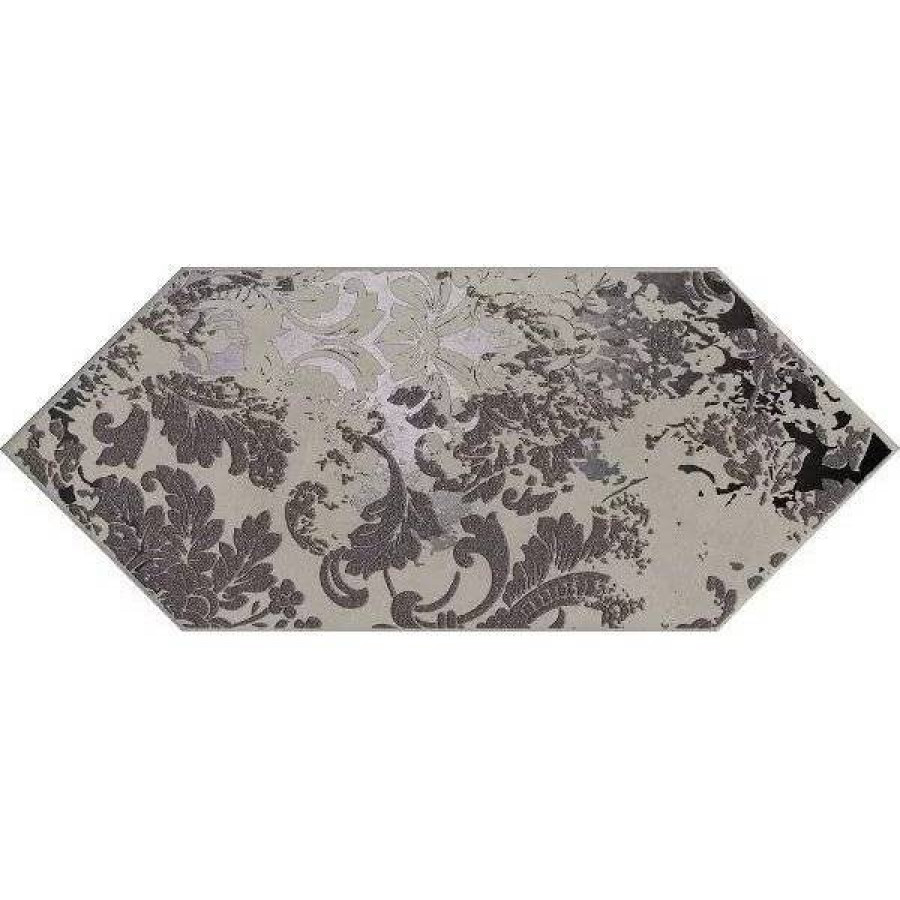 Декор 34x14 6.9мм Каламита VT/B521/35030 1 Серый матовая серый Kerama Marazzi