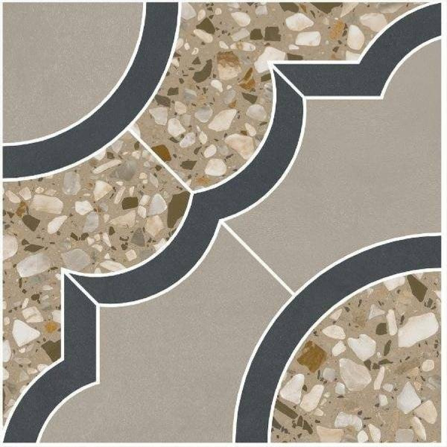 Декор 30x30 9мм Бричиола ID142 Наборный лаппатированная бежевый Kerama Marazzi