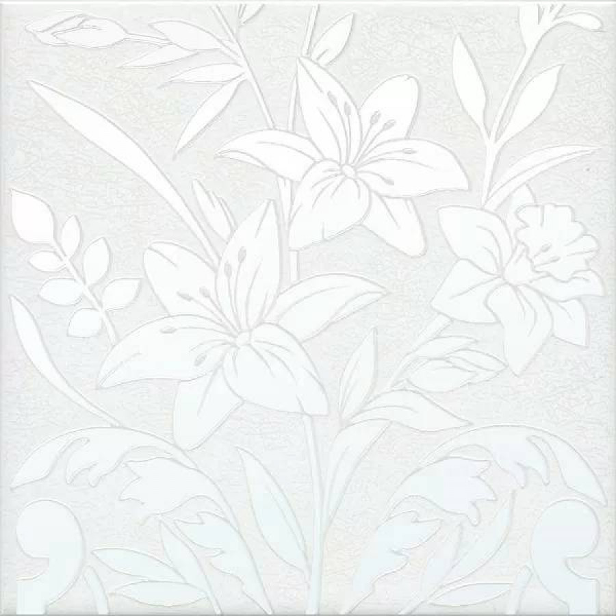 Декор 20x20 6.9мм Барберино HGD/A567/5155 3 Белый Глянцевый глянцевая белый Kerama Marazzi