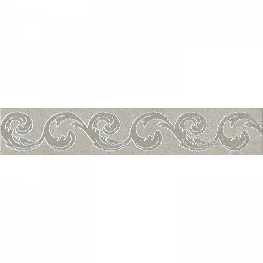 Бордюр 40x7 8мм Монсанту OS/B159/SG1686 Серый Светлый матовая серый Kerama Marazzi
