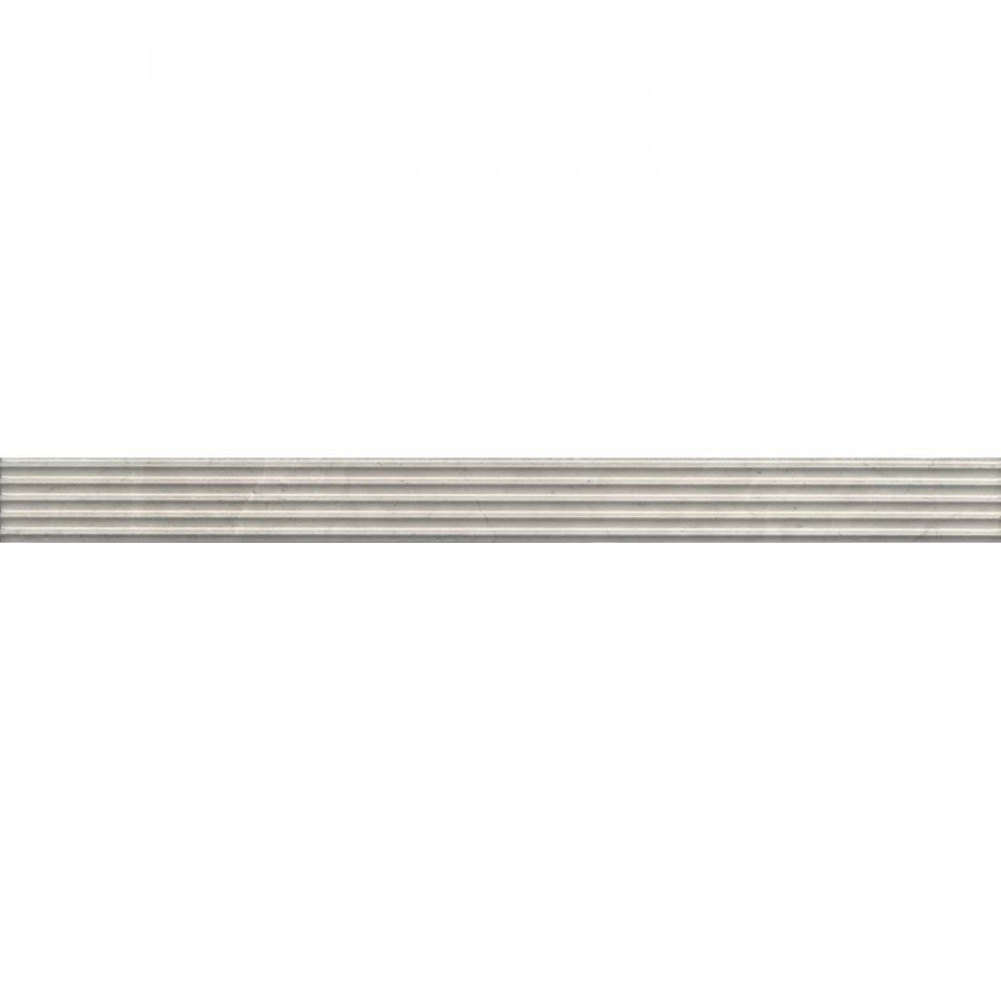 Бордюр 40x3 9мм Монсанту LSA020 Серый Светлый глянцевая серый Kerama Marazzi