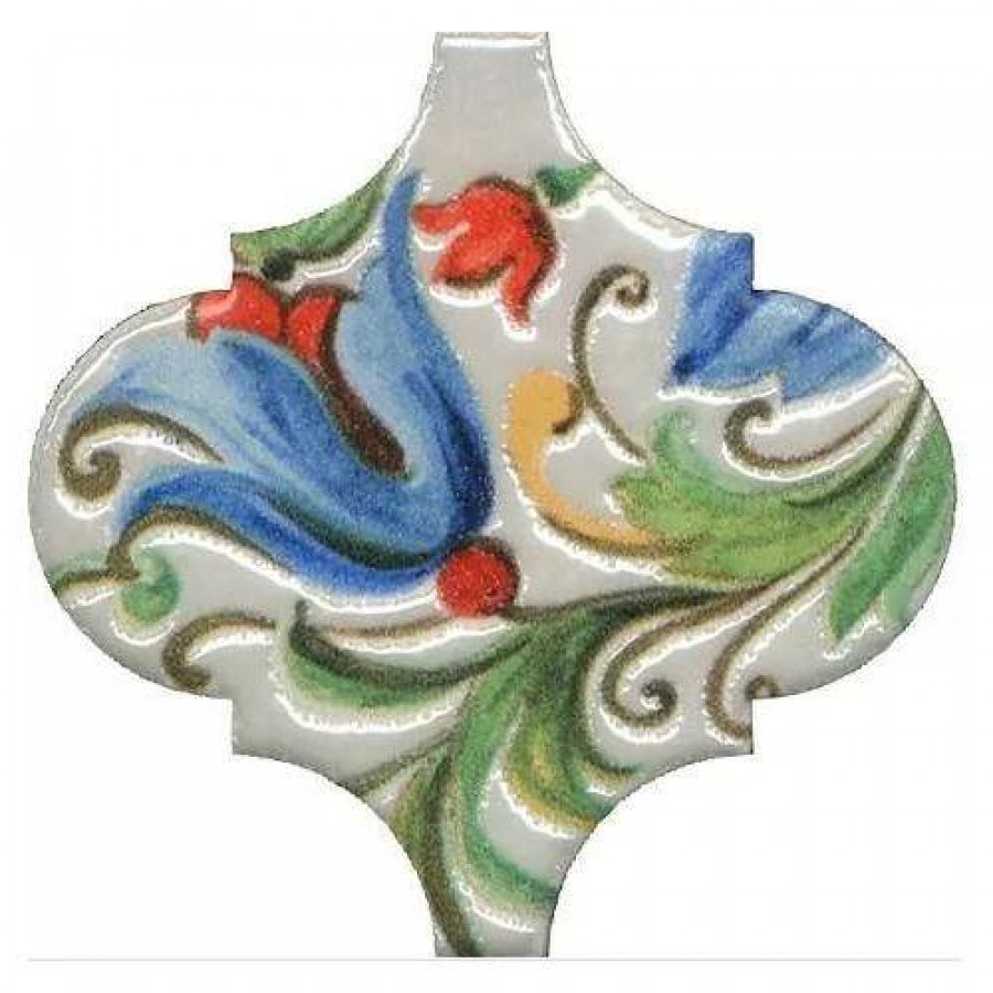 Декор 7x7 7мм Арабески Тоскана VT/A579/65000 3 Глянцевый глянцевая белый Kerama Marazzi