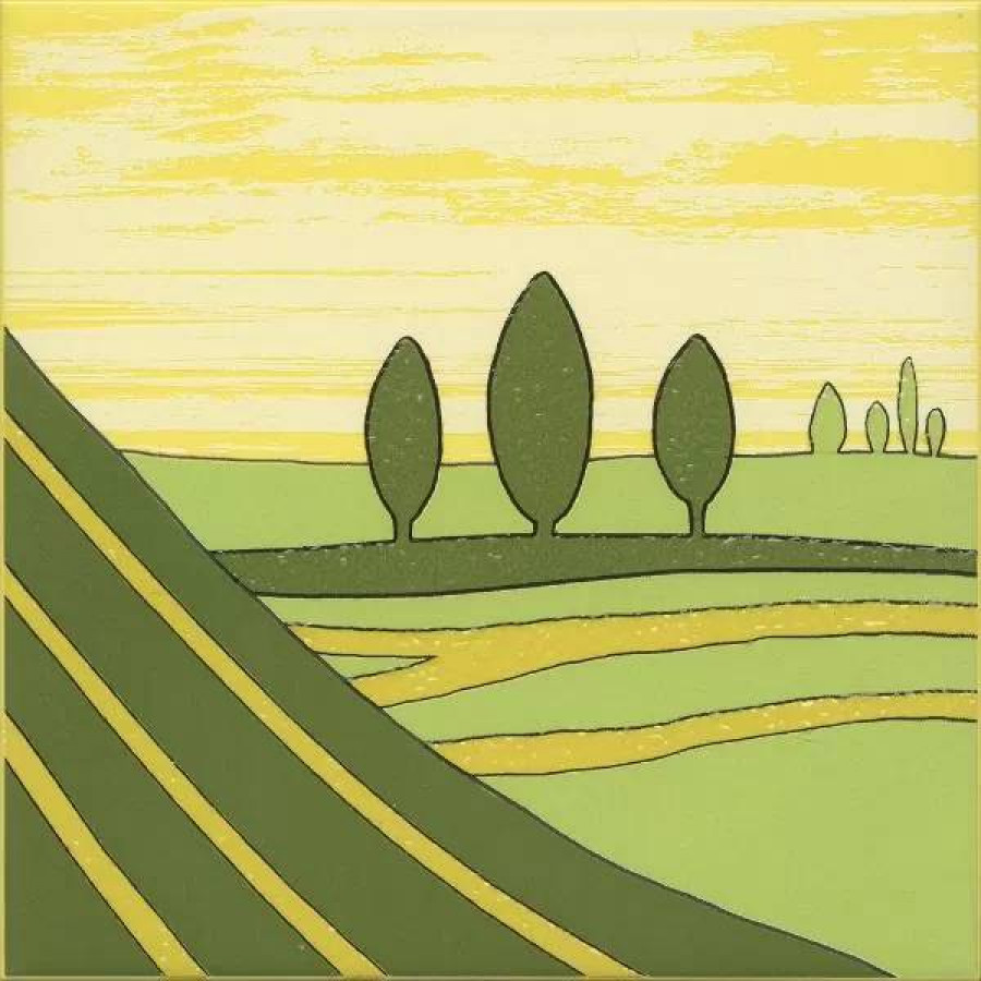 Декор 20x20 6.9мм Бардини VT/A556/5109 4 сатинированная зеленый Kerama Marazzi