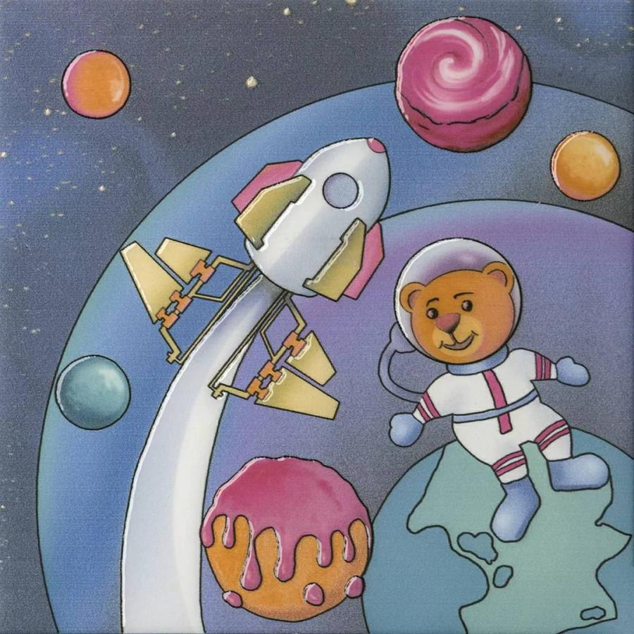 Декор 20x20 6.9мм Космос VT/A380/5009 2 сатинированная белый Kerama Marazzi