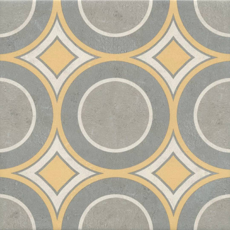 Декор 20x20 6.9мм Эрмитаж VT/A466/5009 7 Матовый сатинированная серый Kerama Marazzi