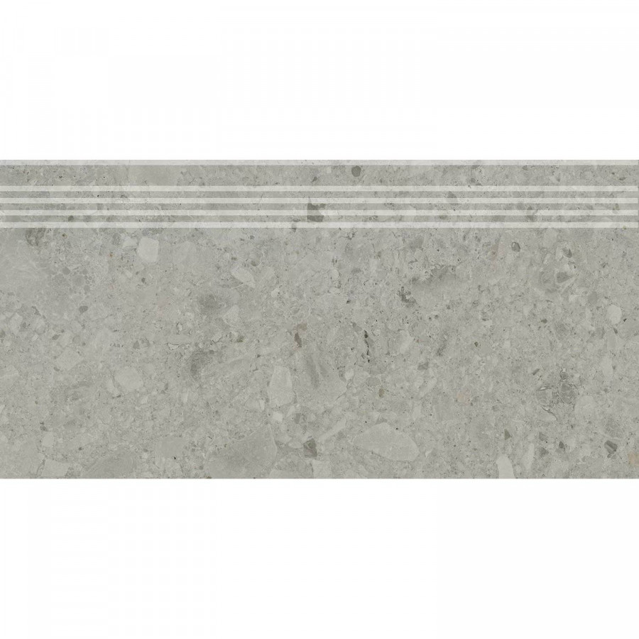 Ступень 60x30 9мм Чеппо ди Гре DD606020R/GR Серый Матовый Обрезной матовая серый Kerama Marazzi