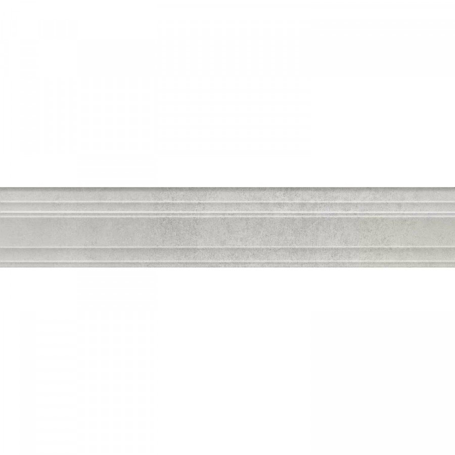 Бордюр 40x7 27мм Догана BLF016R Багет Серый Светлый Матовый Обрезной матовая бежевый Kerama Marazzi