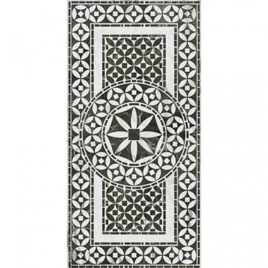 Декор 60x30 9мм Коррер VT\A637\11000R 1 Глянцевый Обрезной глянцевая черный Kerama Marazzi