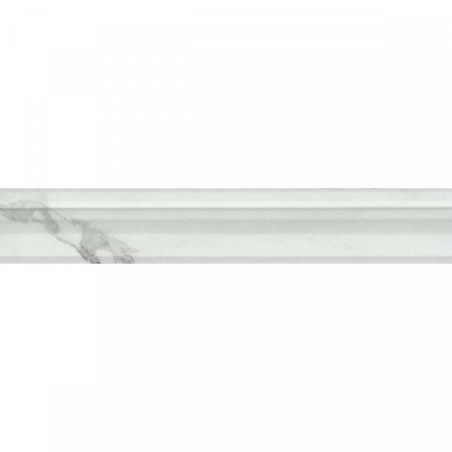 Бордюр 30x5 19мм Коррер BLC038R Белый Глянцевый Обрезной глянцевая белый Kerama Marazzi