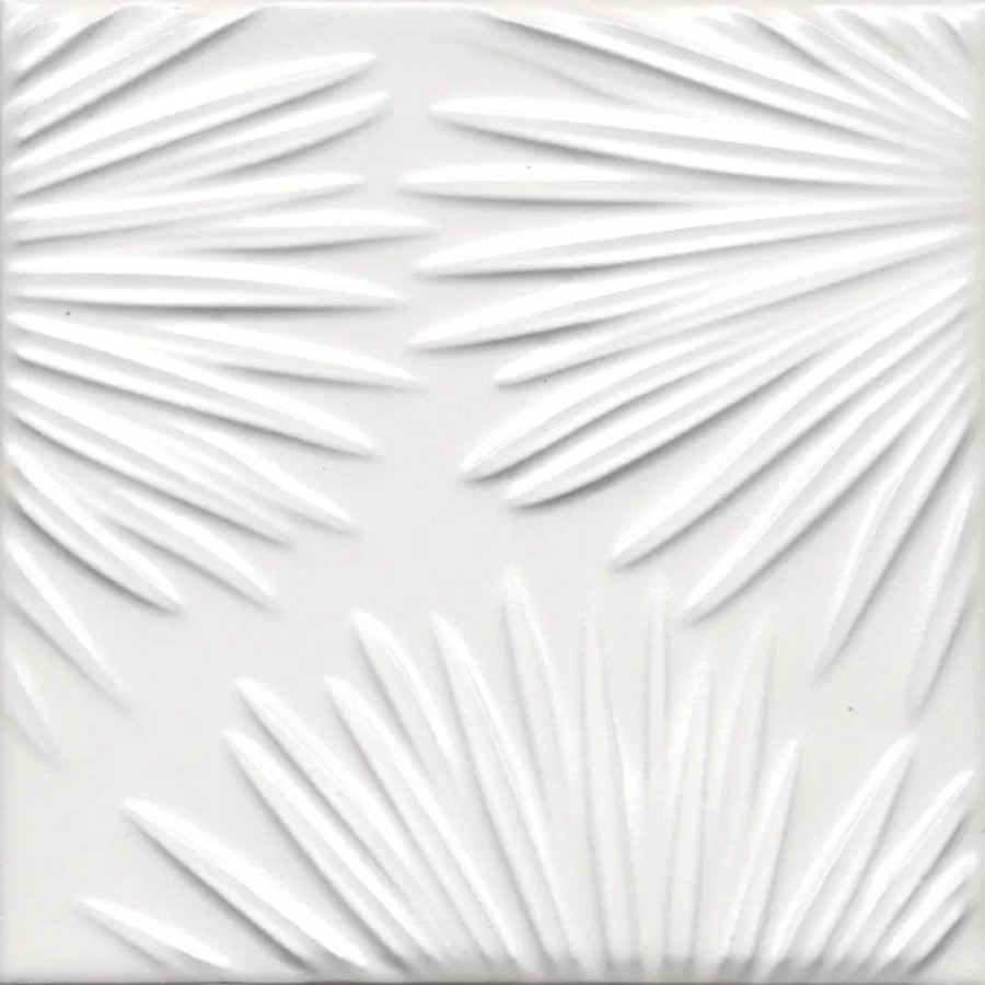 Декор 15x15 9мм Агдаль KMD2SFE001BN 4 Белый Матовый Структура матовая белый Kerama Marazzi