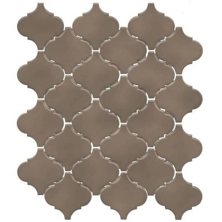 Мозаика 30x26 7мм Арабески Марокко KM2630M0010N Коричневый Темный Глянцевый глянцевая коричневый Kerama Marazzi