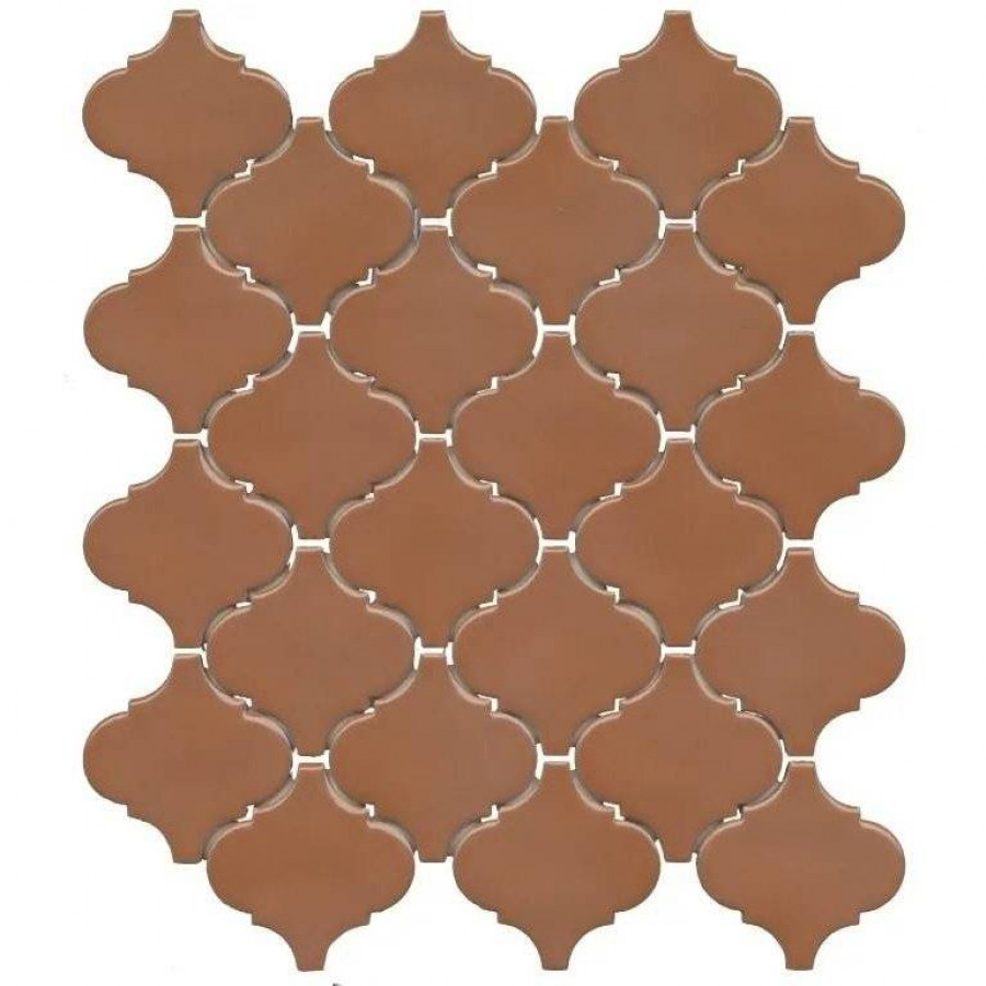 Керамическая плитка 30x26 7мм Арабески Марокко KM2630M0020N Коричневый Глянцевый глянцевая коричневый Kerama Marazzi