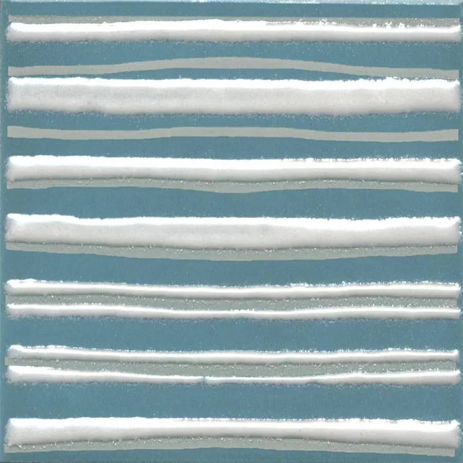 Декор 10x10 7мм Бахия KMD3STA024GN 3 Бирюзовый Глянцевый глянцевая голубой Kerama Marazzi