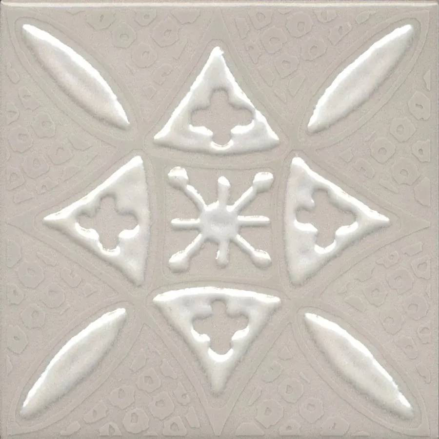 Декор 10x10 7мм Бахия KMD3STA018GN 2 Серый Светлый Глянцевый глянцевая серый Kerama Marazzi