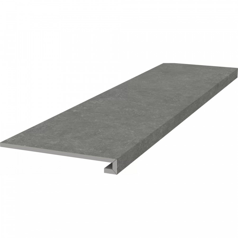 Ступень 120x33 9мм Касабланка KM6012G0161RGCF Фронтальная Клееная Hp Серый Темный Матовый Обрезной матовая серый Kerama Marazzi