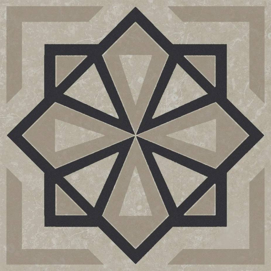 Декор 10x10 7мм Касабланка KMD3STA050GN Серый Светлый Матовый матовая серый Kerama Marazzi