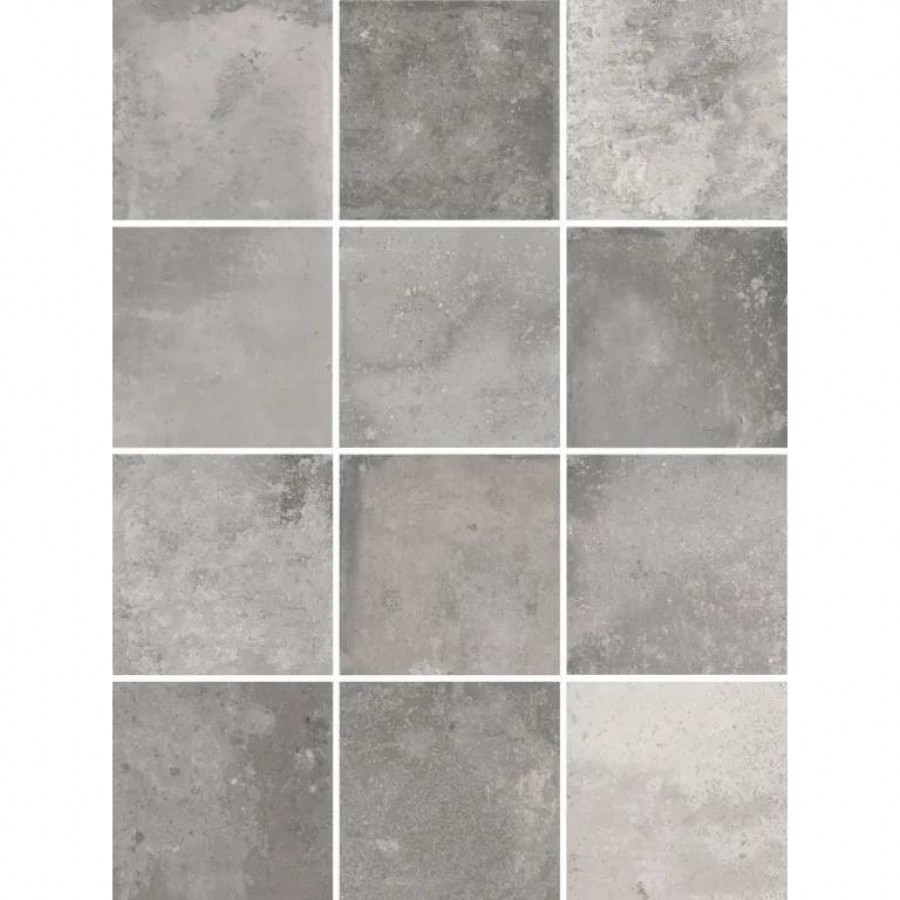 Керамическая плитка 40x30 7мм Спартель KM1010G0011N Серый Матовый (из 12 частей) матовая серый Kerama Marazzi