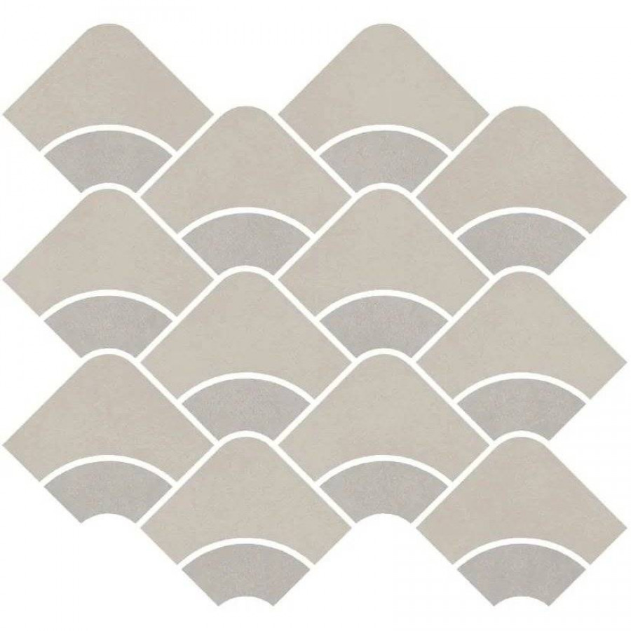 Декор 30x28 9мм Таделакт KMD2HID007BR Наборный Бежевый Светлый Серый Матовый Обрезной матовая бежевый Kerama Marazzi