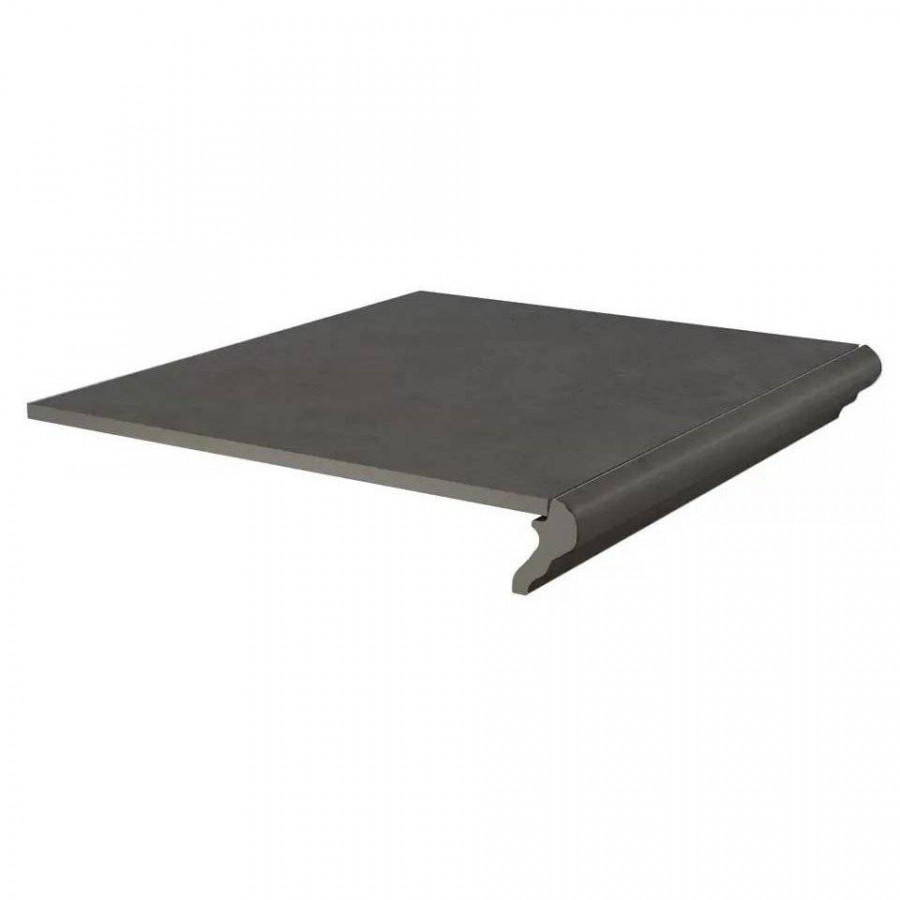 Ступень 40x34 8мм Хадду KM4040G0041NGTF Фронтальная Серый Темный Матовый матовая серый Kerama Marazzi