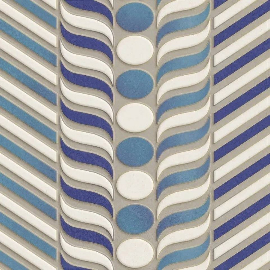 Декор 20x20 6.9мм Шавен KMD3STA011BN 5 Матовый матовая синий Kerama Marazzi