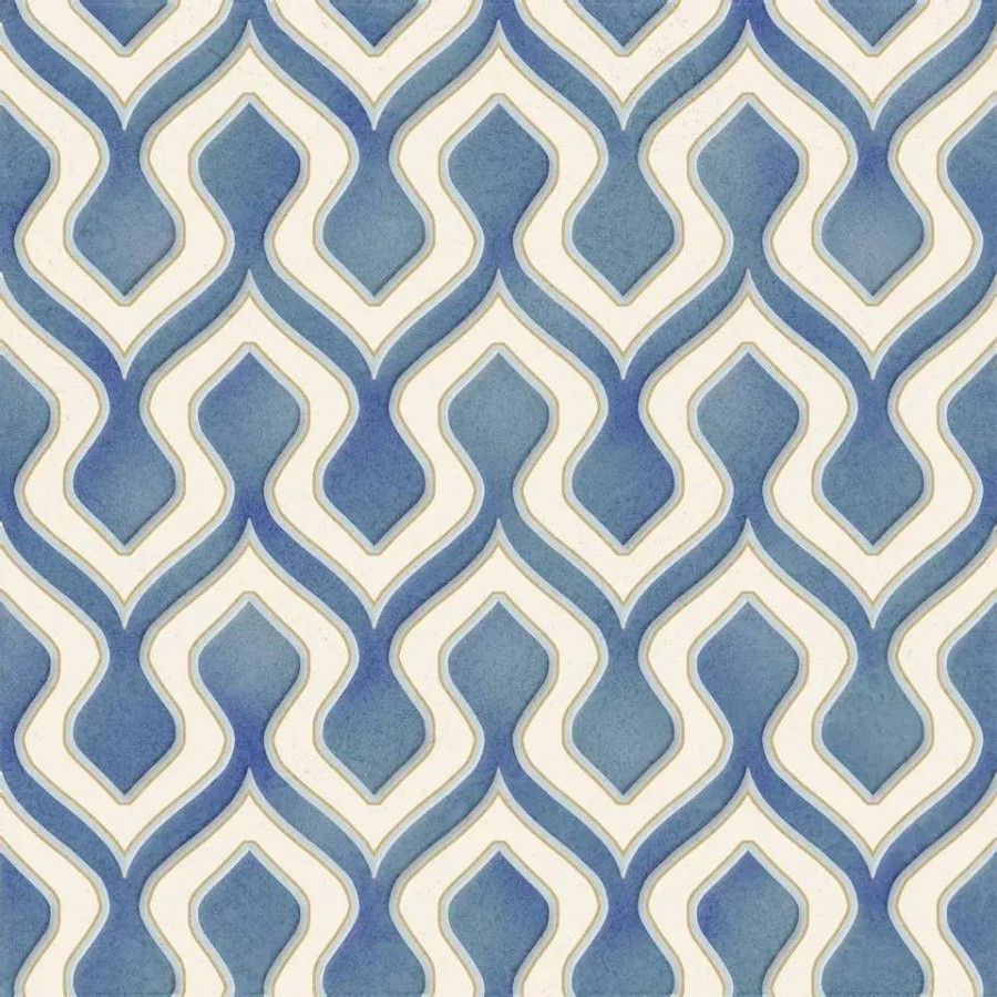 Декор 20x20 6.9мм Шавен KMD3STA007BN 1 матовый матовая синий Kerama Marazzi