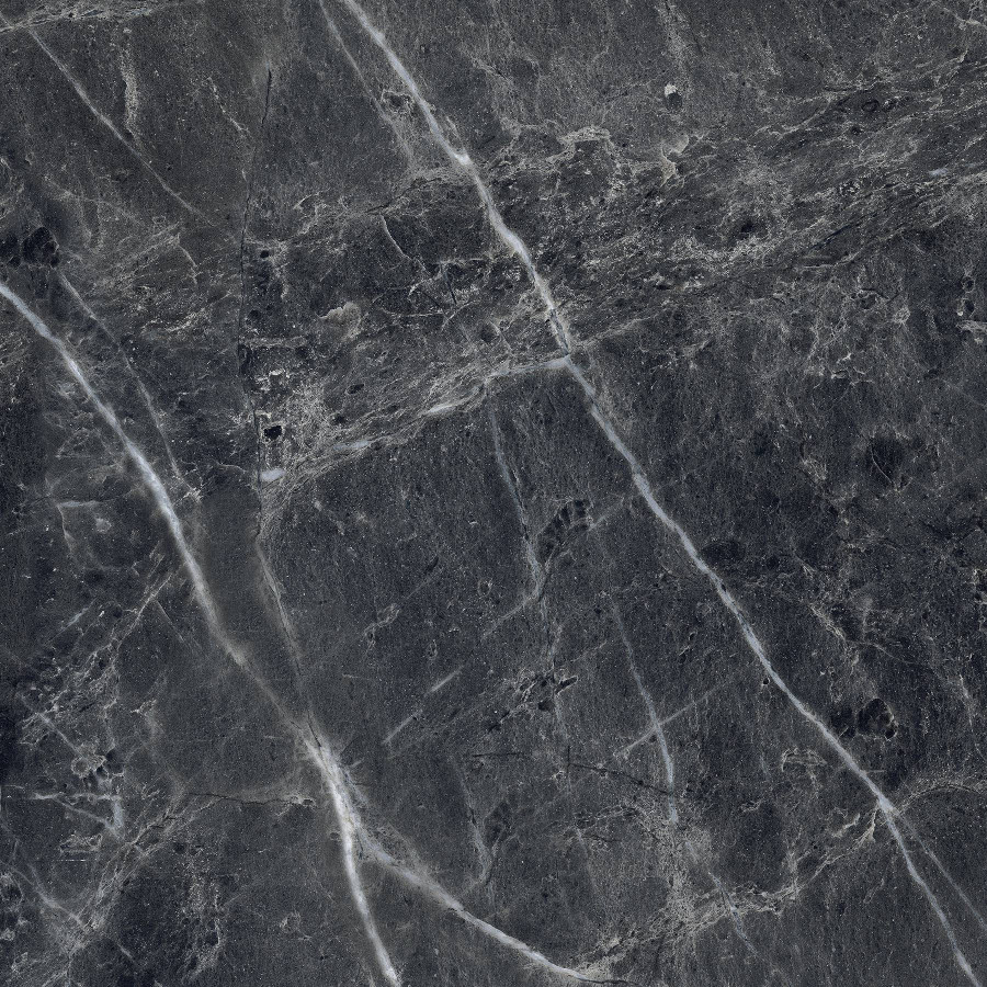 Керамогранит 60x60 8мм Cassero CR6004-A Nero Carving матовая черный Arcadia Ceramica