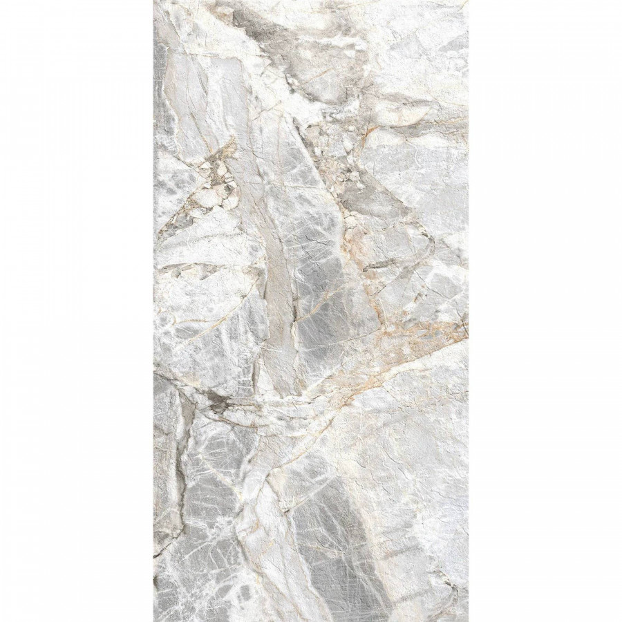 Керамогранит 120x60 8мм Credal GI8007-B Smoke Matt Glossy Ink Punch глянцевая серый Arcadia Ceramica