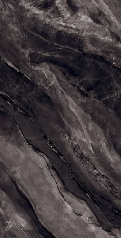 Керамогранит 120x60 8мм Black Rock HG2010-A High Gloss глянцевая серый Arcadia Ceramica