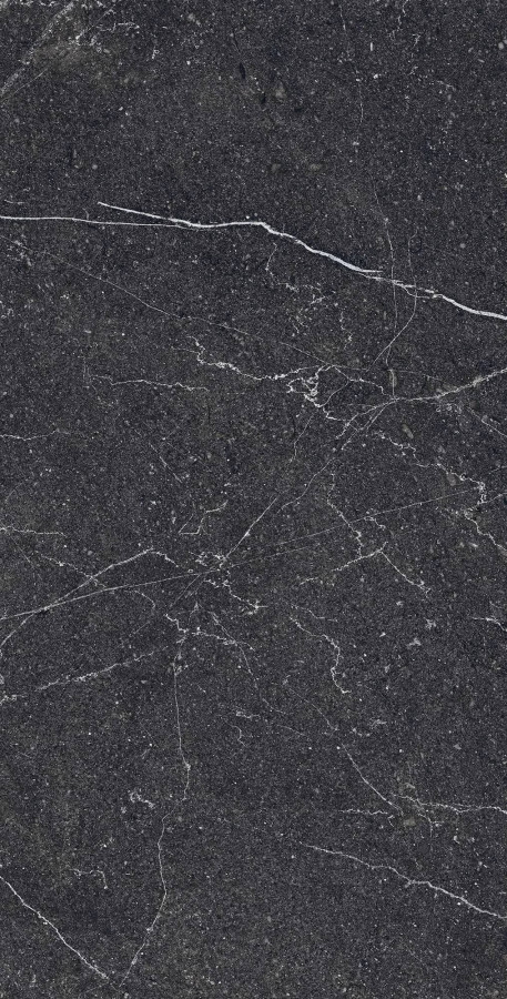 Керамогранит 120x60 8мм Equistone RG6003-A Charcoal Rotto Glossy Ink матовая черный Arcadia Ceramica