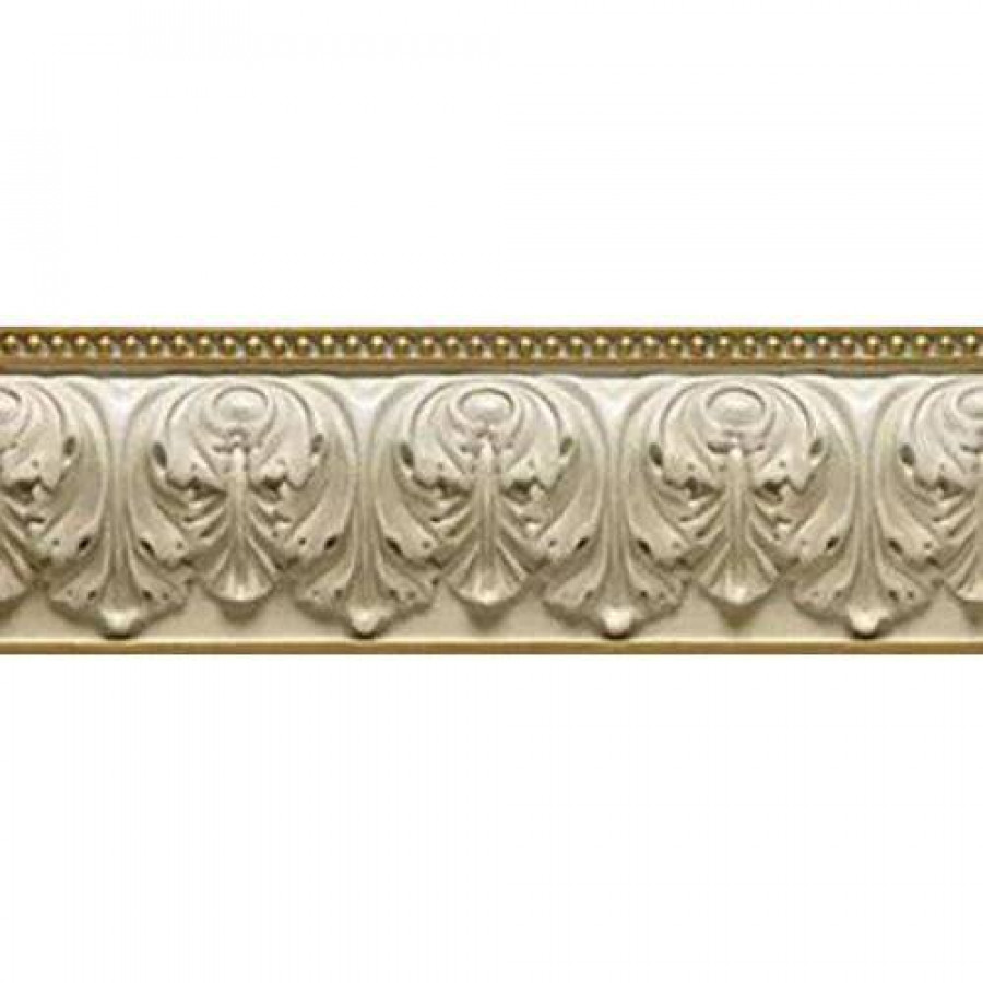 Бордюр 30x10 10мм Daino Royal Versalles Crema глянцевая бежевый Kerlife