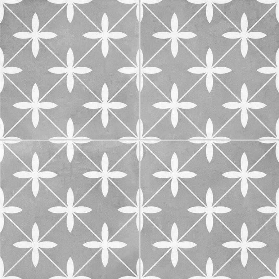 Керамогранит 45x45 9мм NRK Poole Grey матовая серый Kerlife