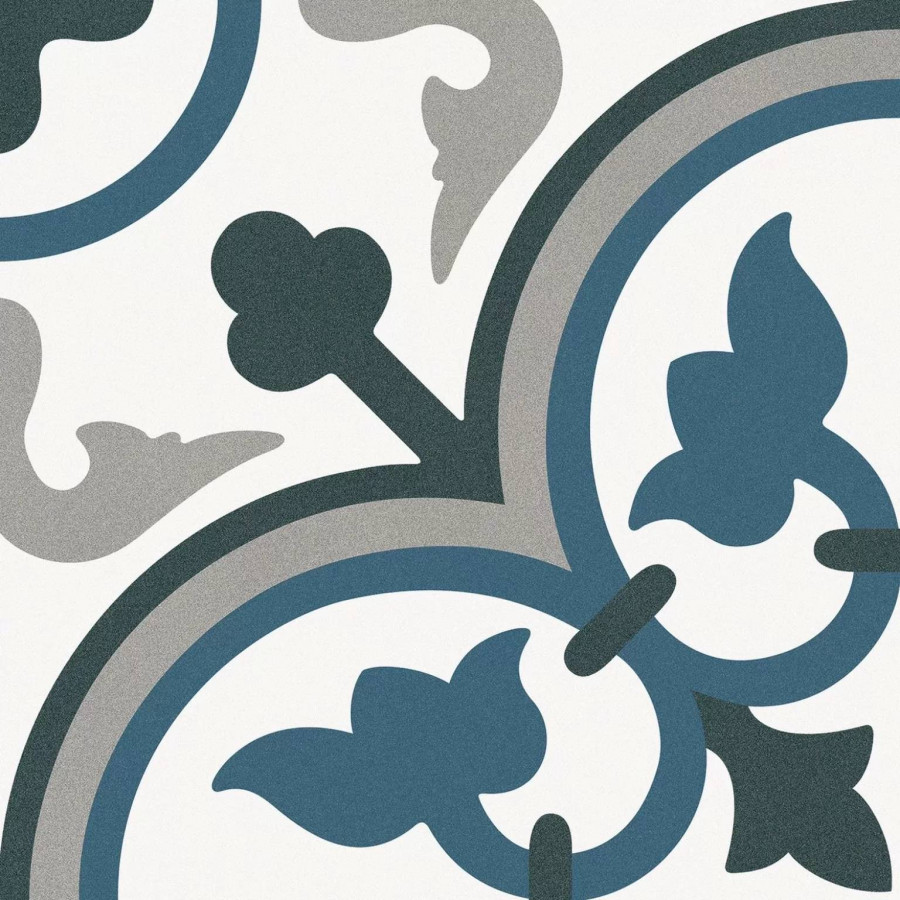 Керамогранит 25x25 8.5мм Valencia Sorolla матовая синий Keros Ceramica