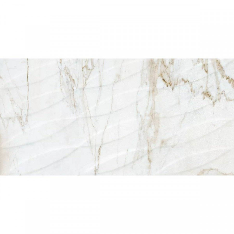 Керамогранит 60x30 10мм Marble Trend K-1001/SCR Calacatta Sat.Rect.Struct. сатинированная серый Kerranova