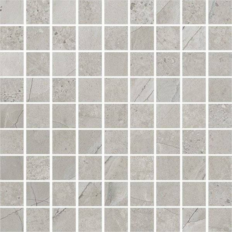 Керамогранит 30x30 8мм Marble Trend K-1005/LR/m01 лаппатированная серый Kerranova