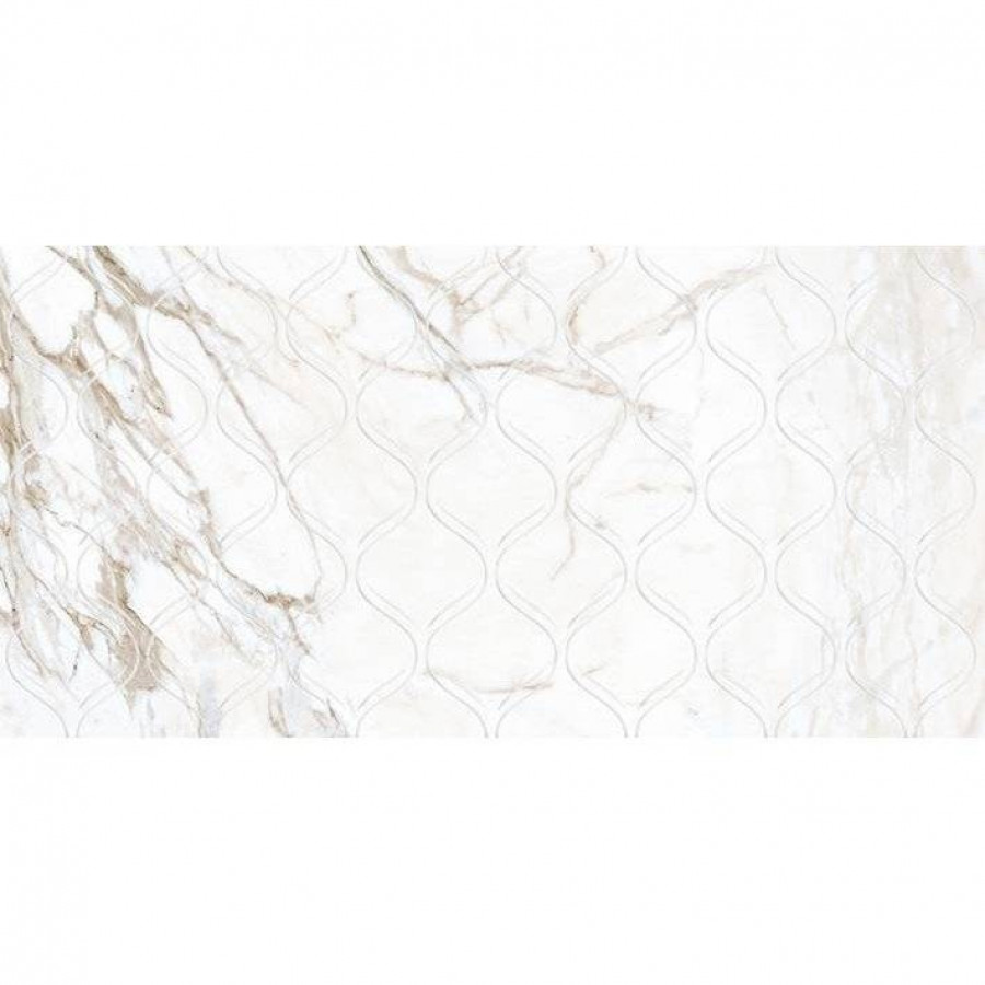 Декор 60x30 10мм Marble Trend K-1001/MR/d01 Calacatta матовая белый Kerranova