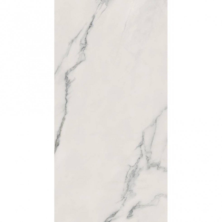 Керамогранит 240x120 6мм Statuario 83013 Lapp Rett лаппатированная белый La Fabbrica Ceramiche