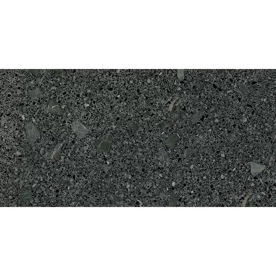 Керамогранит 120x60 11мм Stracciatella 8ZD0 Miscela-R Grafito R10 матовая черный Arcana