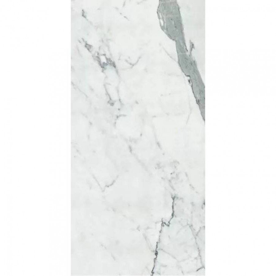 Керамогранит 120x60 9мм Velvet Marble 12MBV04 Statuario Reactive 3D Rett матовая белый La Fenice